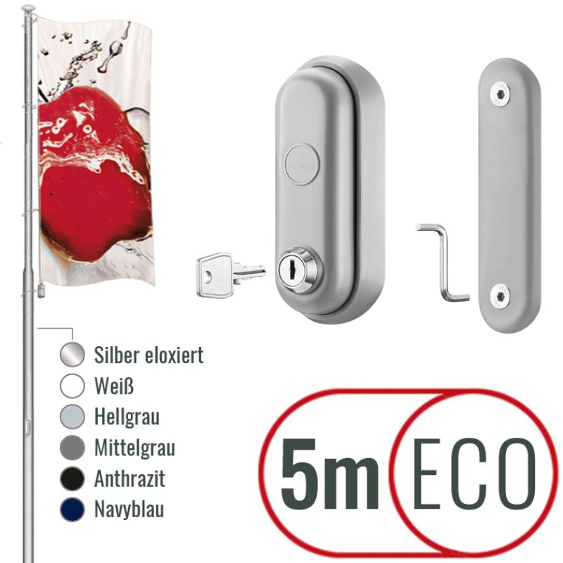 Fahnenmast Secur ECO 500cm Fahnenmast Secur ECO 500cm